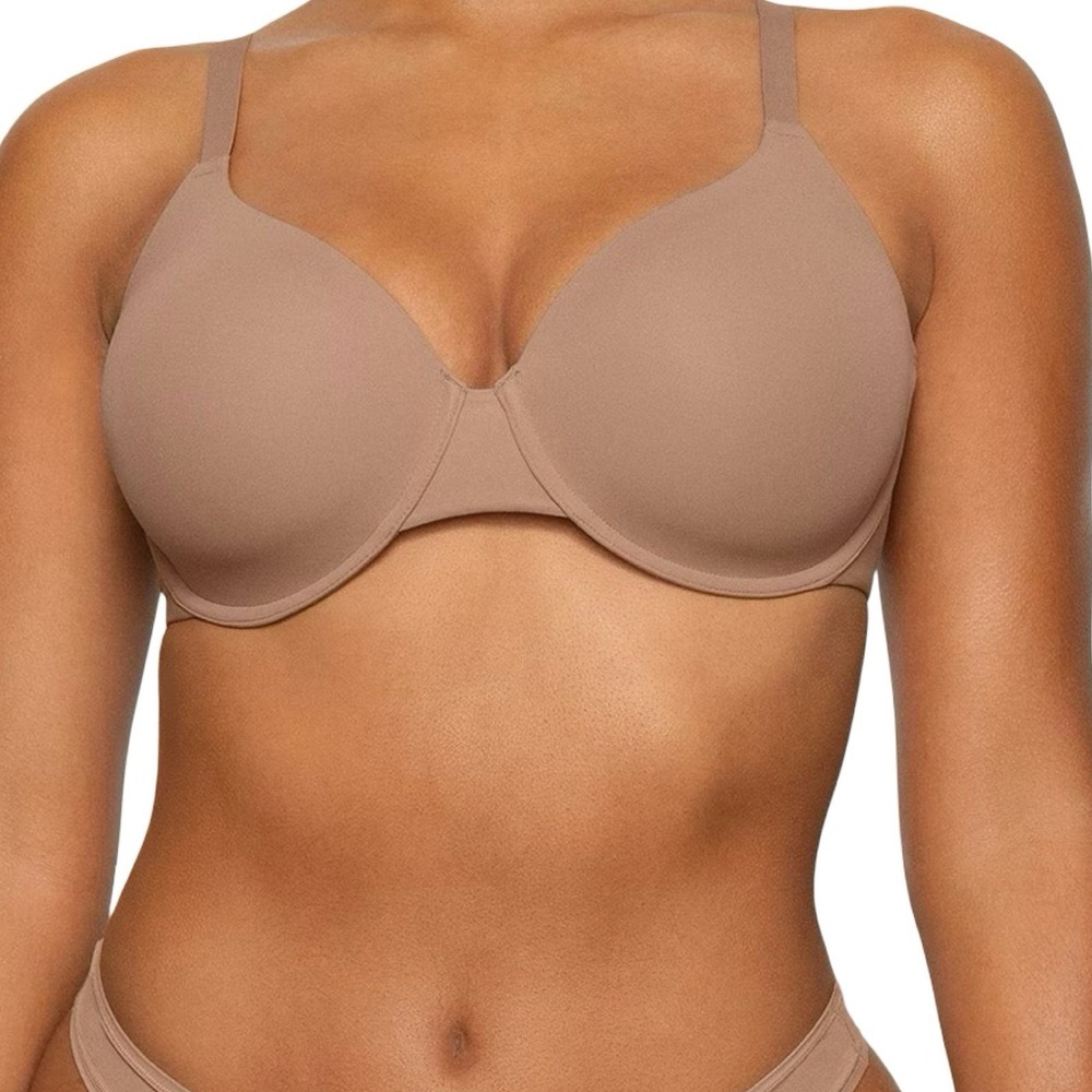 Skims Fits Everybody Tshirt‎ Bra - Sienna - 32C - NWT - Picture 2 of 5
